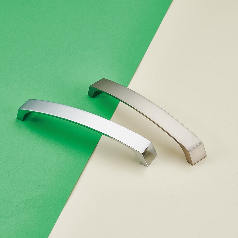 Modern bent wardrobe handle 591 AMBA HARDWARE CO., LTD